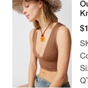 Out From Under Hailey Seamless
Knit Plunge Bra Top